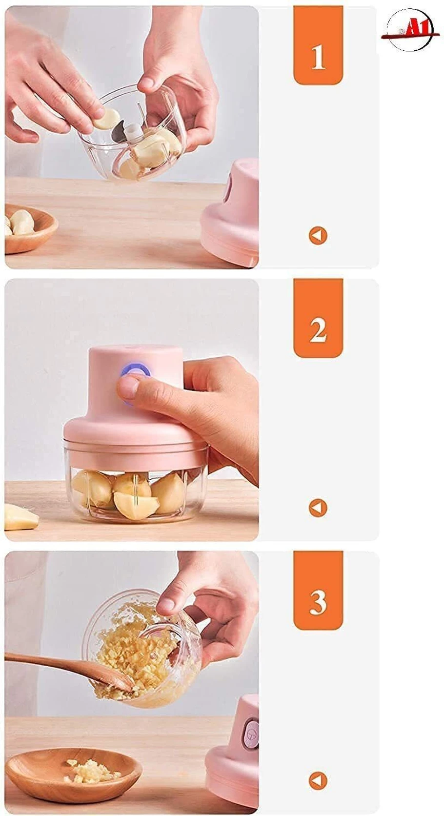 USB Rechargeable Mini Food Chopper